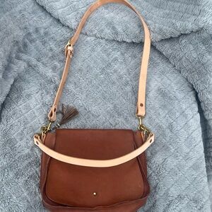 Meanwhile back on the farm Saddle Leather Saddle Bag